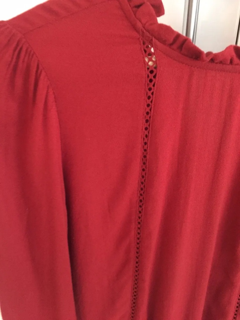 ⭐️ Zara Trafaluc Long Sleeve Mini Dress With Tie String In Size M - Picture 5 of 9